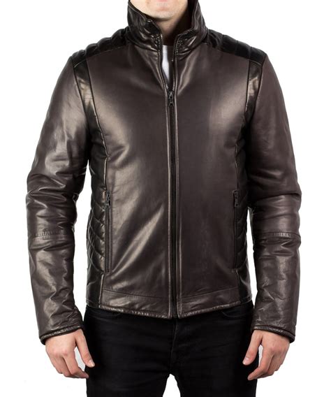 prada mens leather moto jacket|prada winter jackets men's.